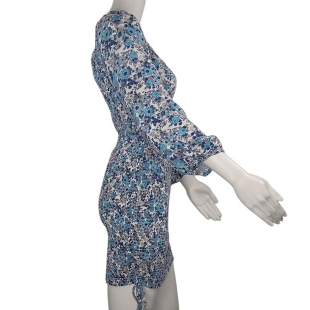 Jessica Simpson Blue Floral Bodycon Dress - Picture 3 of 8